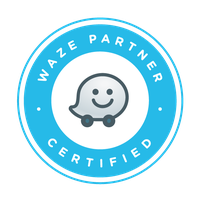 Product Waze Attribute Smiley Logo Alt Badge