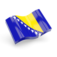 Bosnia And Herzegovina Flag Transparent