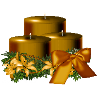 Christmas Candle Png Image