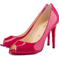 Pink Women Shoes Png Image