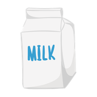 Painted Breakfast Vector Milk Free Download PNG HD
