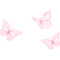Butterfly Pink Painted Three Euclidean Vector