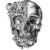 Tattoo Skull Calavera Design Drawing Cool