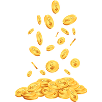 Scattered Coin Penny Coins Cent PNG Image High Quality