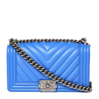 Blue Shoulder Fashion Chain Perfume Bag Handbag