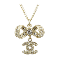 Necklace Locket Chanel Jewellery Rhinestone HD Image Free PNG