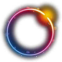 Logo Circle Star Eclipse Rainbow PNG Free Photo