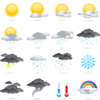 Color Meteorology Weather Vector Icon Free HQ Image