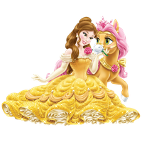 Cute Pony Mulan Ariel Belle Jasmine Transparent