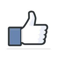 Like Media Button Facebook, Messenger Social Facebook