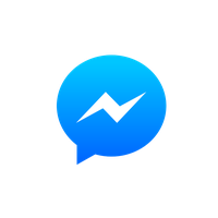 Blue Light Users Monthly Text Logo Messenger