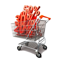 Shop Grocery Shopping Food Sales Cart Discount