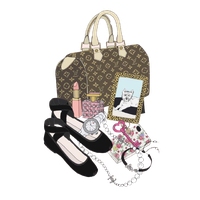Goods Chanel Woman Luxury Handbag Cartoon