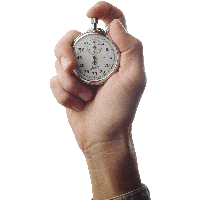 Stopwatch In Hand Png Image