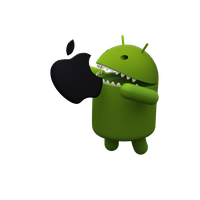 Android Vs Iphone Apple Free Download PNG HD