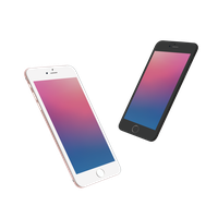 Vector Painted Smartphone Iphone Apple PNG Free Photo