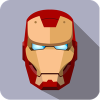 Superhero Phone Avatar Iron Icon- Man Cartoon