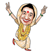 Laughter Narendra Facial Modi Smile Expression Cartoon