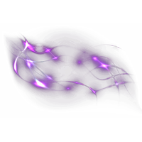 Decorative Magic Purple Light Beam Icon