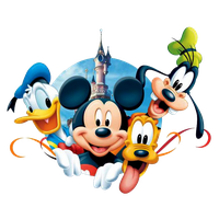 Mickey Minnie Pluto Donald Goofy Duck Mouse