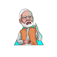 Modi Chief Narendra Cartoon Minister Free Clipart HD