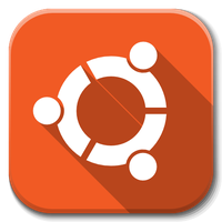 Orange Start Apps Here Ubuntu Free Photo PNG