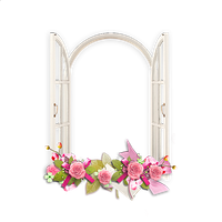 Pink Picture Frame Flower PNG Free Photo