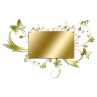 Picture Frame Flower Gold Golden Free Download PNG HD