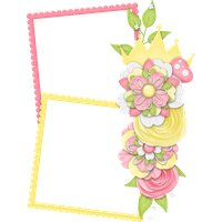 Picture Frame Flower Pattern Free Download PNG HD
