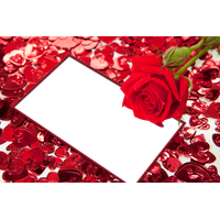 Picture Flower Heart Frame Video High-Definition Red