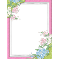 Pink Picture Flower Frame File Formats