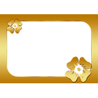 Domain Pixabay Gold Frame Illustration Flower Public