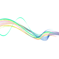 Color Rainbow Vector Lines Curve PNG Download Free