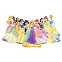 Belle Cinderella Jasmine Beast Rapunzel Princess Disney