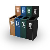 Bin Recycling Baskets Tin Paper Can Rubbish
