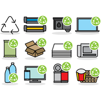 Paper Waste Symbol Recycling Vector PNG Download Free