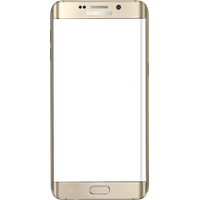 Golden Samsung Mobile S7 Telephone Phone Border