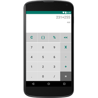 Simple Calculator Design User Interface Android