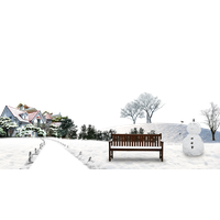 Snowman Housing Material Snow Winter PNG Download Free