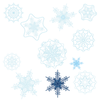 Of Shape Snowflakes Snowflake Variety PNG Free Photo