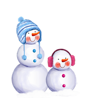 Snowman Daxue Winter Christmas Free Frame
