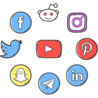 Logo Media Classified Network Social PNG File HD