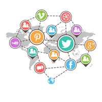 Networking Network Service Media Social Vector Marketing
