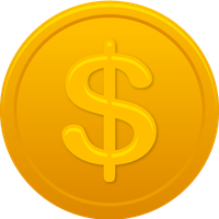 Trademark Symbol Dollar Us Yellow Coin