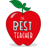 Apple Vector Teachers Student Day Red