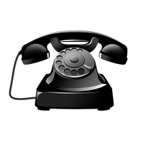 Antique Black Telephone Icon Free Download PNG HD