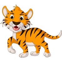 Tiger Cartoon Illustration Drawing HD Image Free PNG