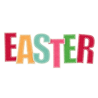 Text Easter Transparent Picture Free PNG HQ