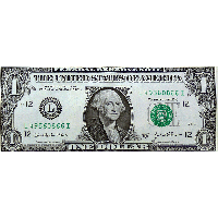 Five-Dollar United Banknote Bill Dollar One-Dollar One