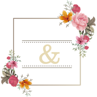 Pink Flower E-Card Wedding Greeting Get-Well Invitation